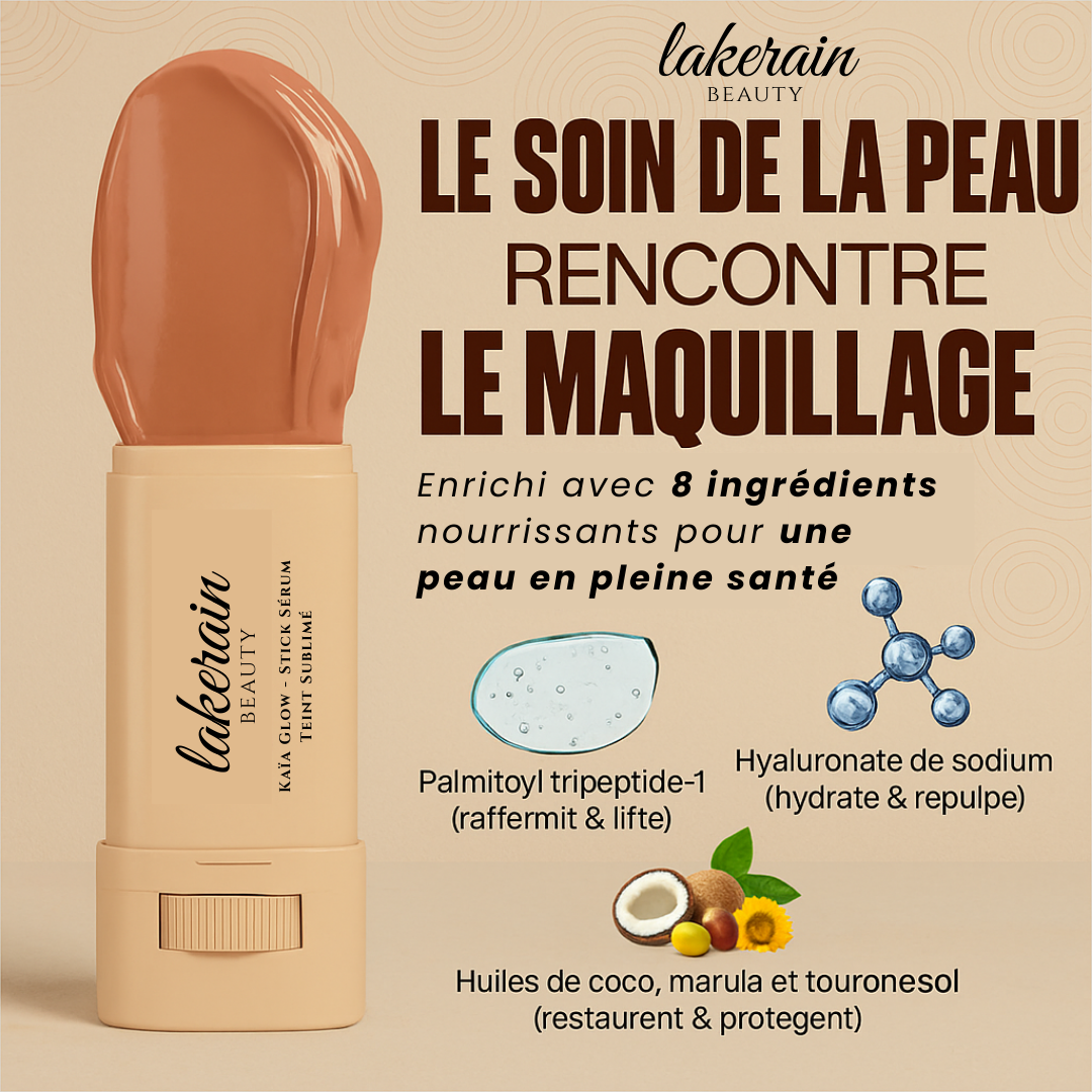 Stick Fond de Teint Soin 2-en-1 – Kaïa Glow